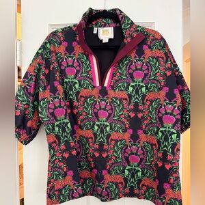 Emily McCarthy Colorful Patterned Pullover Top